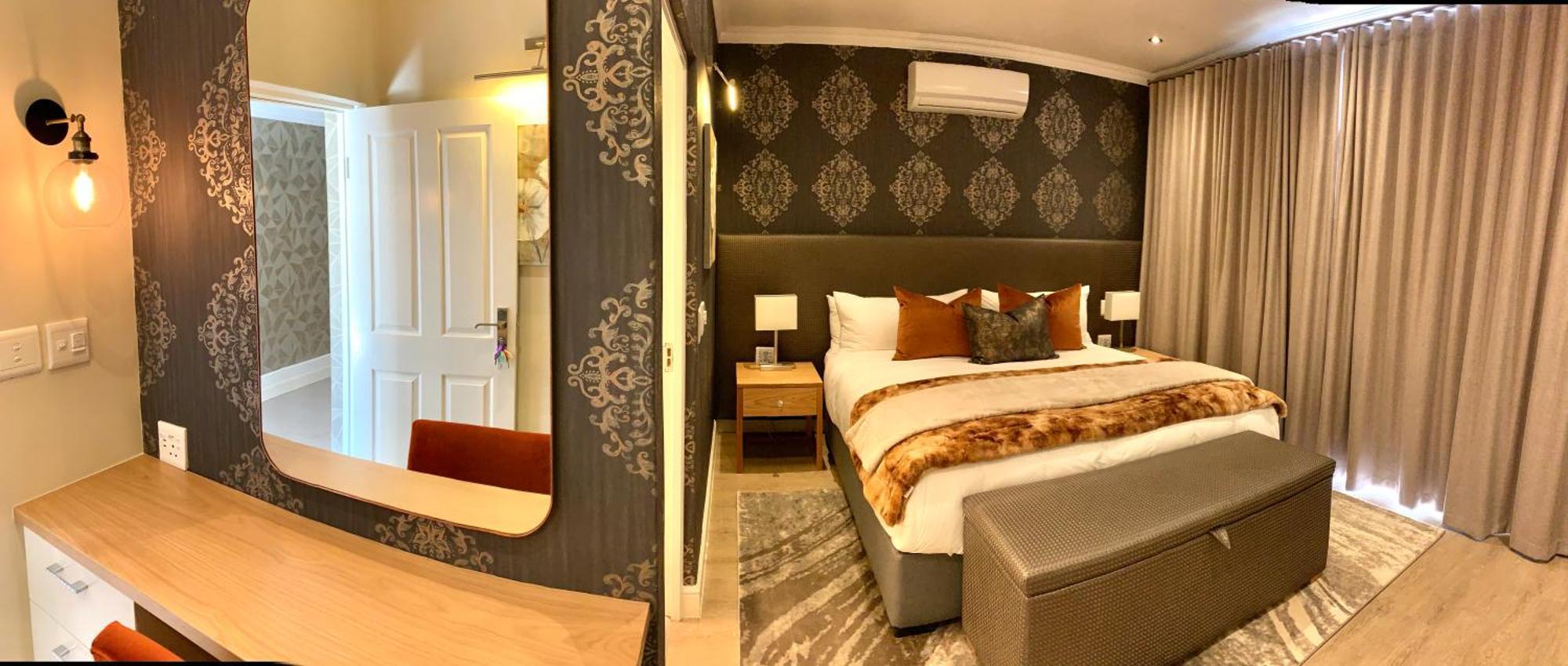 Alluvia Boutique Winery & Luxury Accommodation 斯泰伦博斯 客房 照片 A bedroom at the Cape Heritage